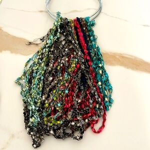 Unique and festive ribbon necklaces